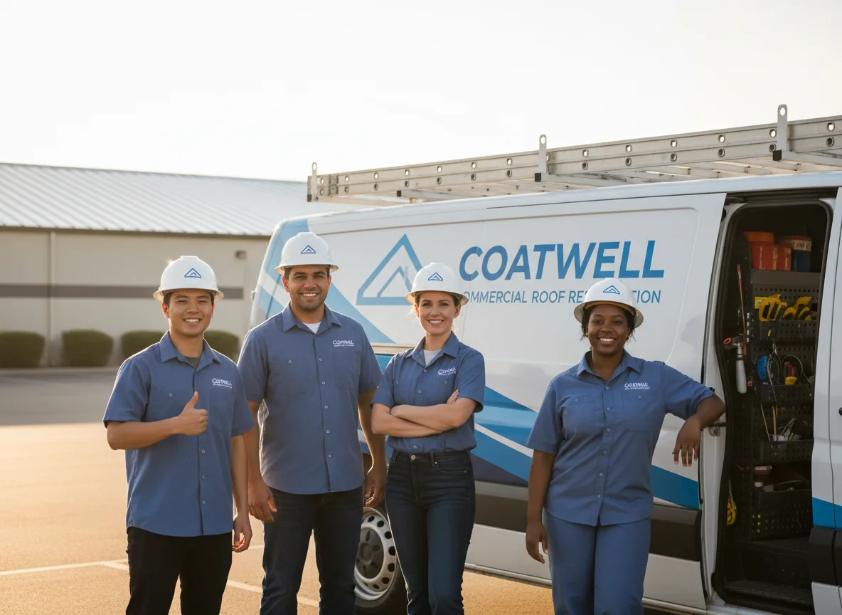 Commercial roof coating company in Belleville, WI
